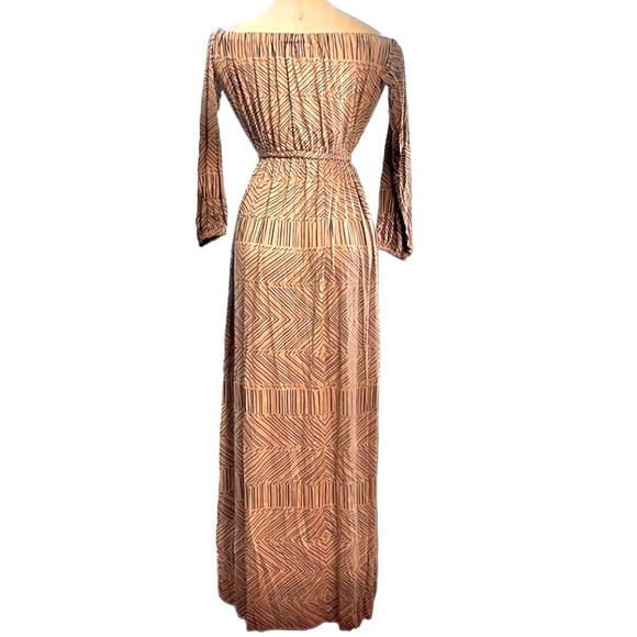 Rachel Pally Pattern Print Maxi Dress, Tan, Small - Picture 10 of 14